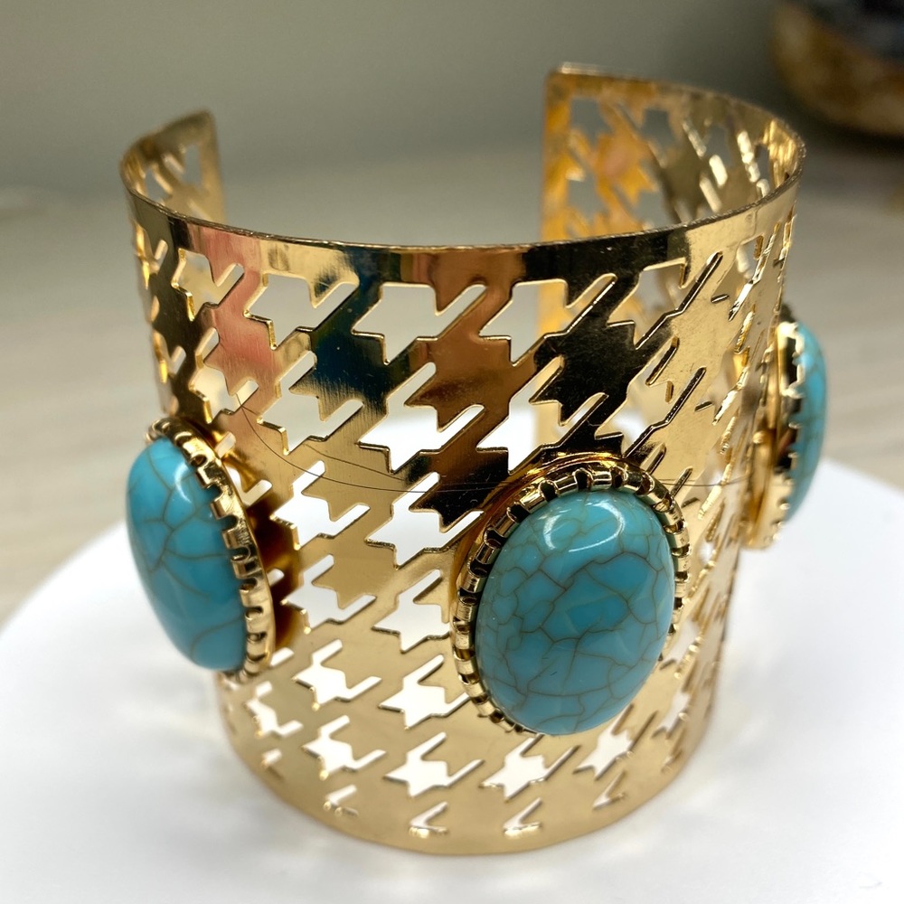 Egyptian Gold Turquoise Bracelet